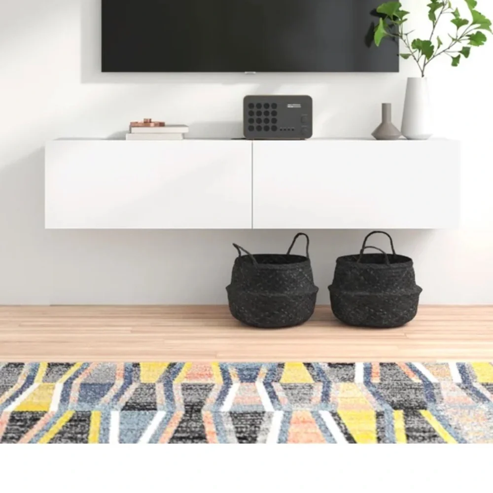 White tv stand